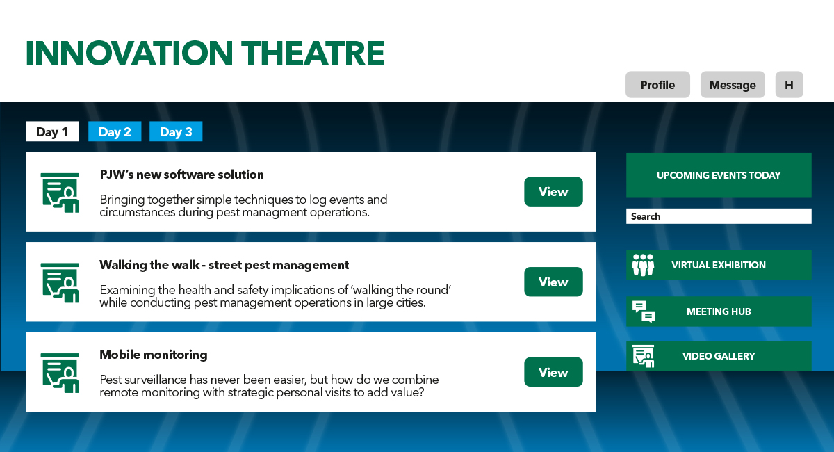 PestExtra Innovation Theatre mock up PestExtra Innovation Theatre mock up